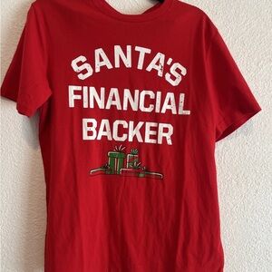 MAD Engine Red Christmas Graphic T-Shirt